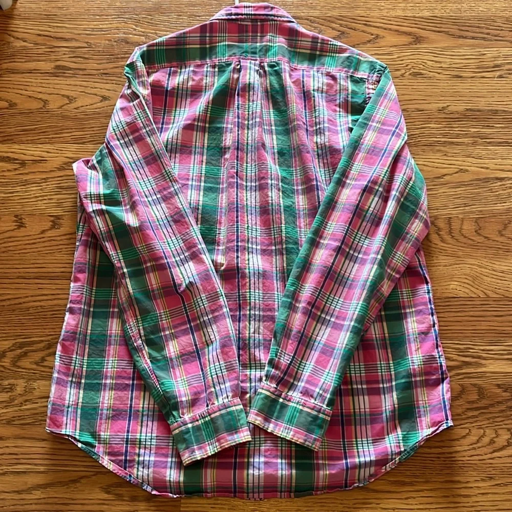Ralph Lauren Multi Plaid Button Down Shirt